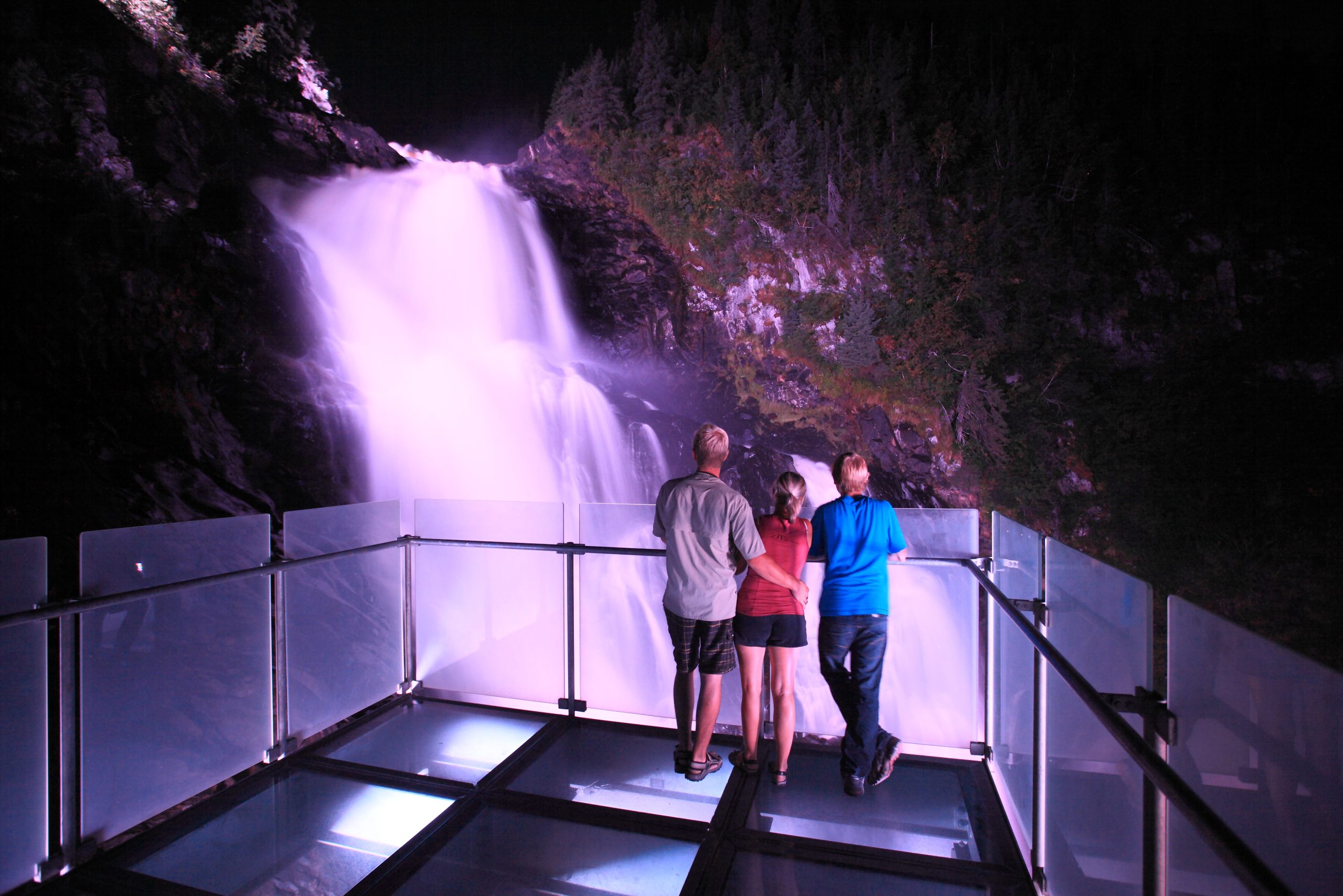 Chute Belvédère éclairée Soirée (6)